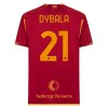 Original Trikotsatz AS Rom Dybala 21 Heimtrikot 2023-24 Für Kinder